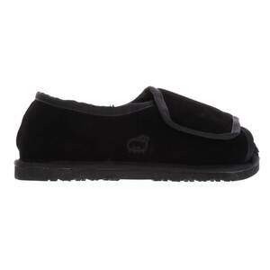 NEW LAMO women's open toe wide wrap slippers in black